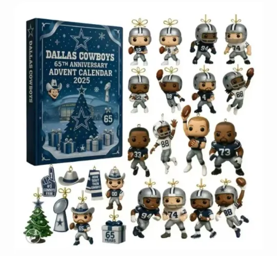 Discover Cowboys 65th Anniversary Advent Calendar 2D Gift For Christmas