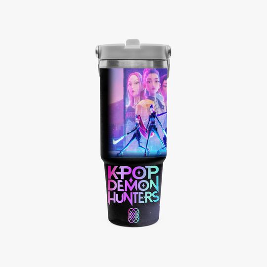 K-Pop Demon Hunters - 30 oz Flip Straw Tumbler