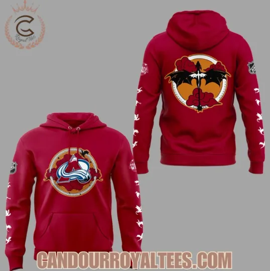 Colorado 1Avalanche X Fourth Wing Night 3D Hoodie