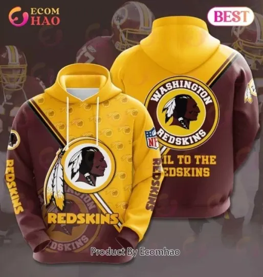 Discover Washington Redskins Football Team 3D All Over Printed Hoodie Gift For Fan