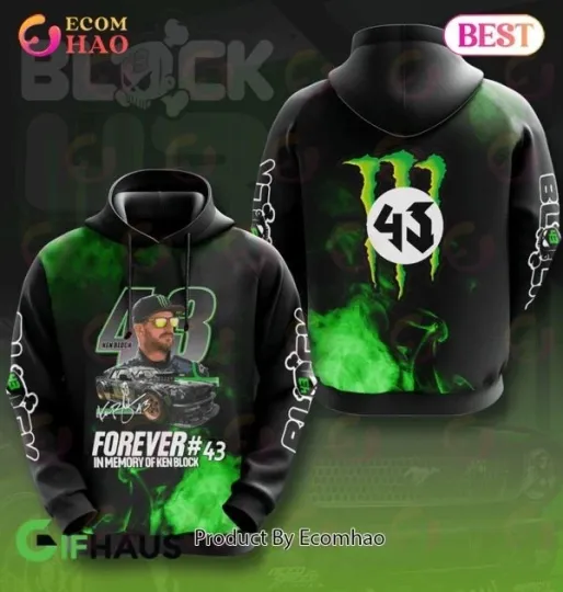 Forever In Memory Of Ken Block 43 3D All Over Printed Hoodie Gift For Fan