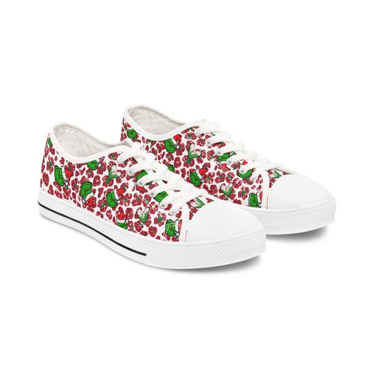 Discover Women's Low Top Sneakers, The funny character, Christmas