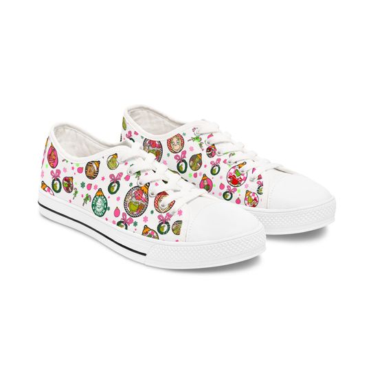 Discover Women's Low Top Sneakers, The funny character Christmas