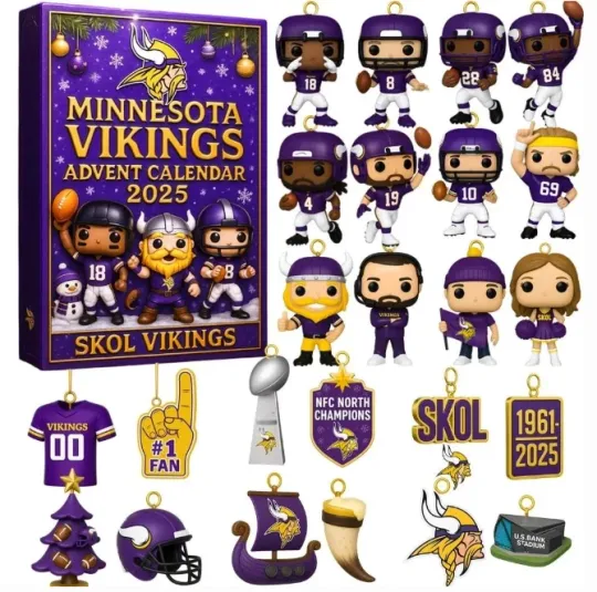 Minnesota 2D Advent Calendar 2025 Gift For Christmas