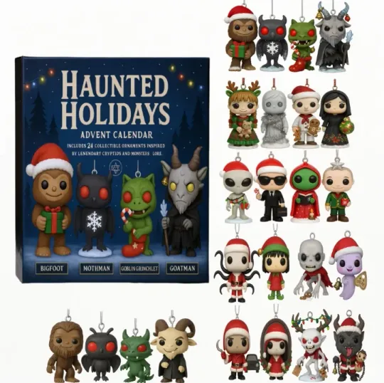 Discover Haunted Holidays Advent Calendar 2D Gift For Christmas