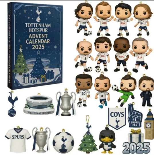 Discover Tottenham 2D Advent Calendar 2025 Gift For Christmas