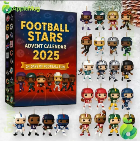 Discover Football 2D Advent Calendar 2025 Gift For Christmas