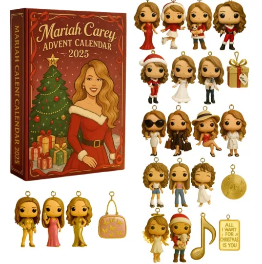 Discover Mariah Carey 2D Advent Calendar 2025 Gift For Christmas
