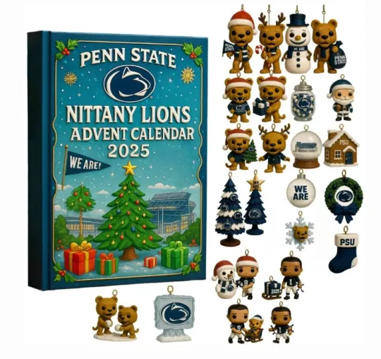 Penn State Advent Calendar 2D Gift For Christmas