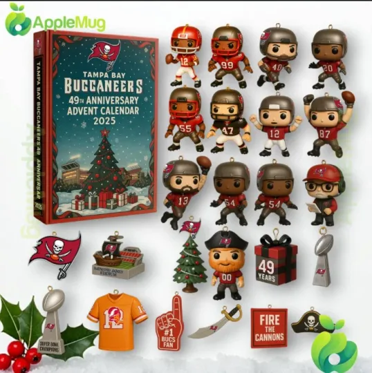 Discover Tampa Bay 49th Anniversary 2D Advent Calendar 2025 Gift For Christmas