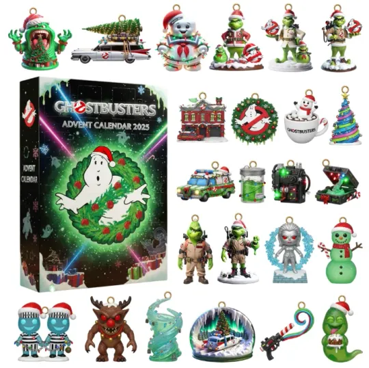 Ghostbusters Advent Calendar 2D Gift For Christmas