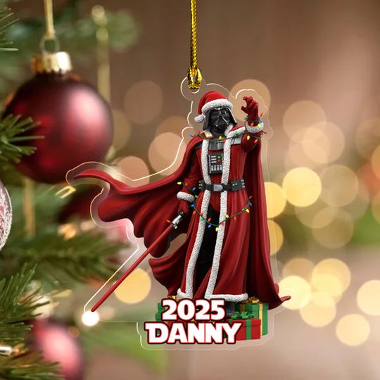 Discover Star Wars Christmas Ornament, Darth Vader Acrylic Ornament, Space Movie Xmas Tree Hanging, Christmas Gift D2NI10