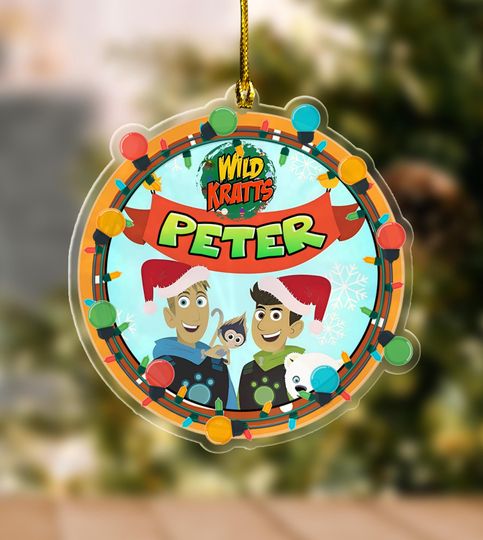 Discover Personalized Wild Kratts Christmas Ornament, Custom Boy Girl Disney Cartoon Ornament, Birthday Gift, Acrylic Ornament E2OV20