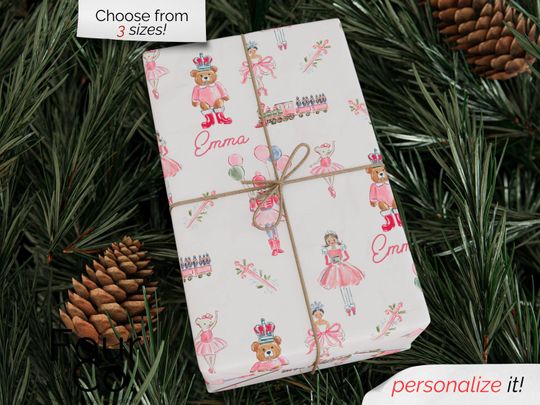 Discover Custom Christmas Wrapping Paper, Nutcracker Gift Wrap