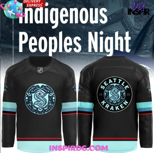 Discover Seattle Indigenous Peoples Night Special Hockey Jersey Gift For Christmas
