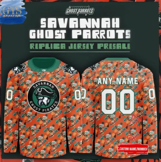 Discover Personalized Savannah Ghost 2025 Hockey Jersey Gift For Christmas
