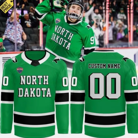 Discover Personalized North Dakota Fighting Special New 2025 Hockey Jersey