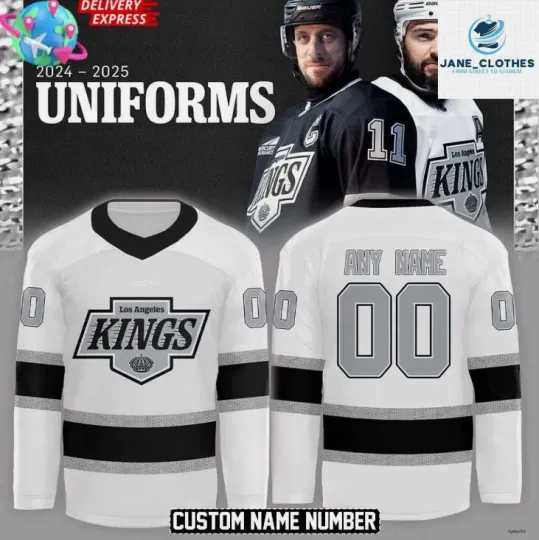 Discover Personalized Los Angeles New Uniform White Hockey Gift For Christmas