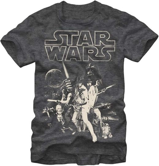 Star Wars Men's Poster Graphic T-Shirt