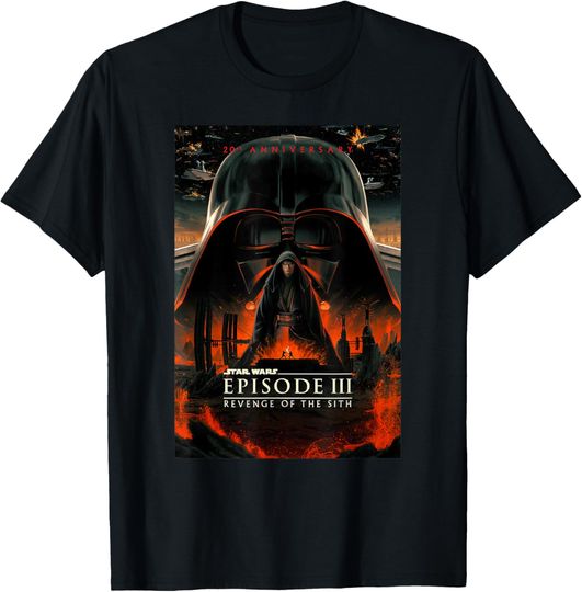 Discover Star Wars 20th Anniversary Episode III Chest Poster T-Shirt