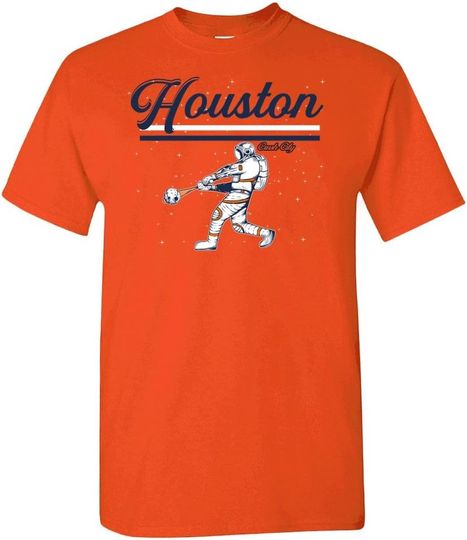 Discover Crush City Houston Space City Astronaut Men's T-Shirt