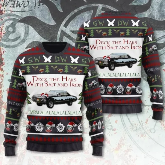 Supernatural Ugly Sweater Gift For Family Christmas