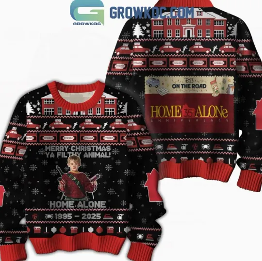 Home Alone Merry Christmas Ya Filthy Animal 1995 2025 Ugly Sweater