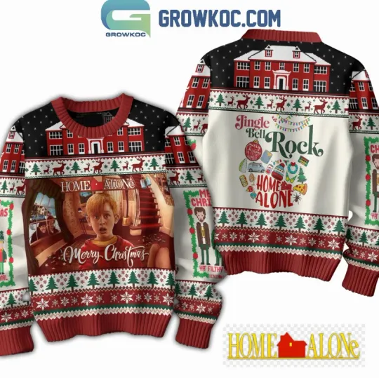 Discover Home Alone Jingle Bell Rock Ugly Sweater