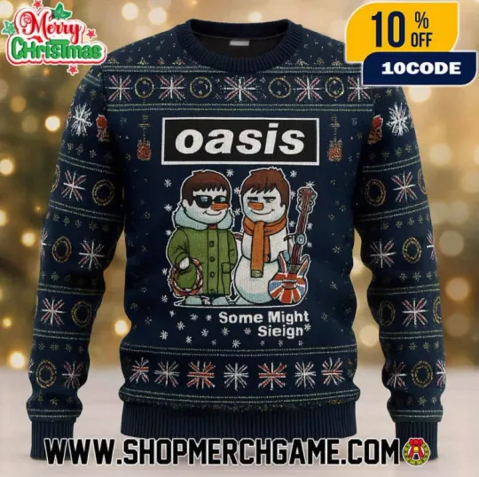 Discover Oa*sis Some Might Sleigh Ugly Christmas Sweater