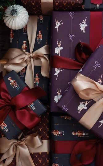 Discover Ballerina Wrapping Paper Girl Gift Wrap Nutcracker Gift Wrap Elegant Christmas Gift Wrap Ballet Wrapping Paper Christmas Gift Wrap Girl