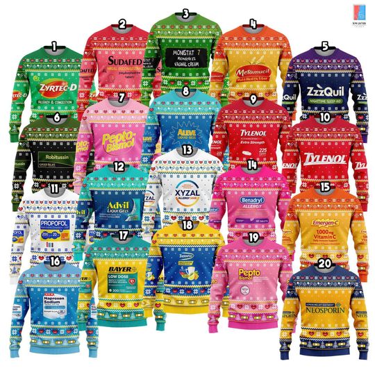 Discover Pharmacy Ugly Christmas Sweater, Nurse Christmas Matching Sweater, Medical Pharmacist Christmas Sweatshirt, Nurse Gift Family Christmas Gift