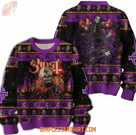 Ghost Band Skeletour World Tour 2026 Ugly Sweater
