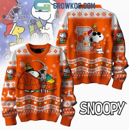Discover Cleveland Brown Christmas Gift Ugly Sweater