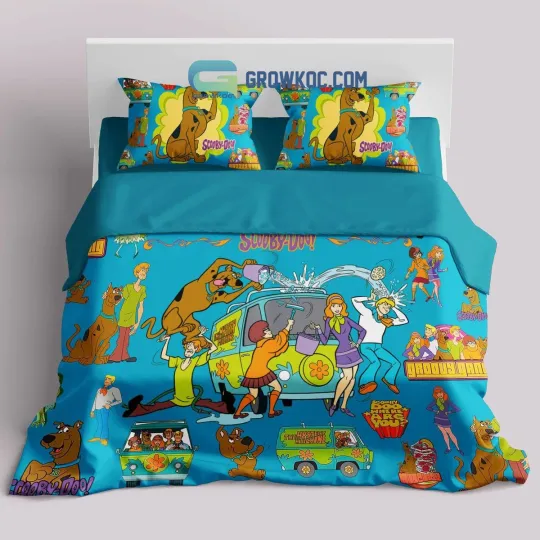 Discover Scooby Doo Funny Movies Gift For Kid Family Bedding Set Christmas 2025