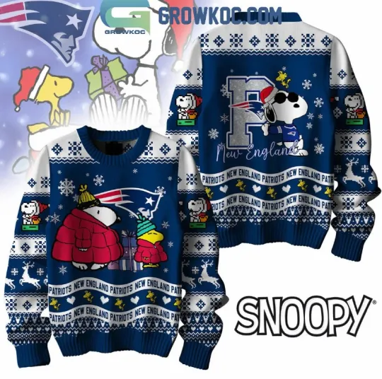Discover New England Patriot Christmas Gift Ugly Sweater