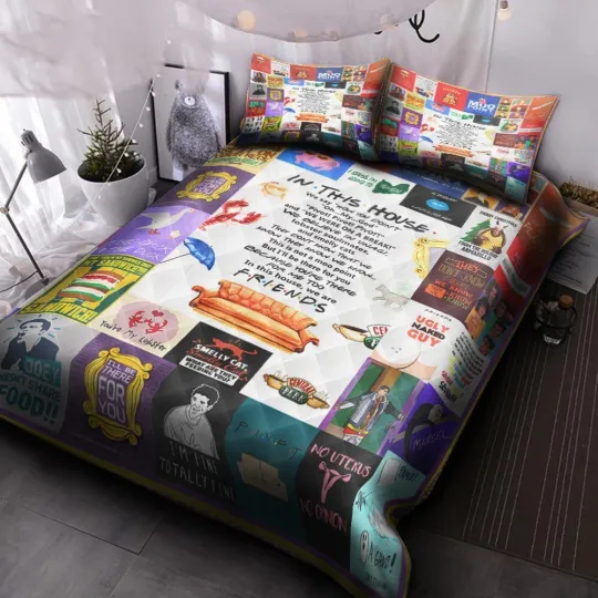 Friends TV Show Bedding Duvet Cover Set