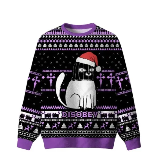 Discover Rebellious Christmas UGLY CHRISTMAS SWEATER