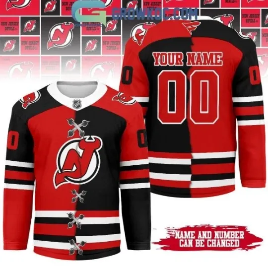 Discover New Jersey Devil Mix Home Away Hockey Jersey All Sizes