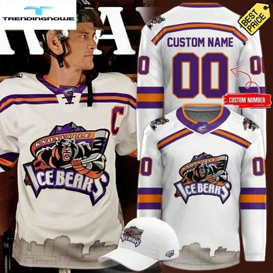 Discover Knoxville Ice Bear Special New Season 25 26 Hockey Jersey