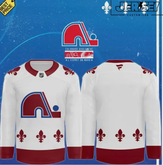 Discover Colorado 1Avalanche Heritage White Hockey Jersey Gift For Christmas
