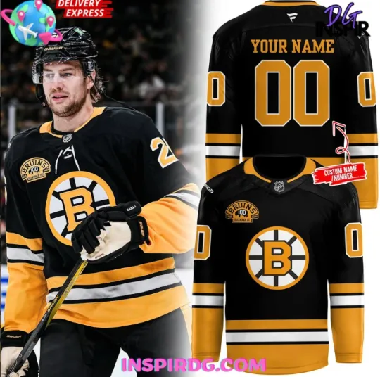 Discover Boston Bruin Centennial Uniform Hockey Jersey Gift For Christmas