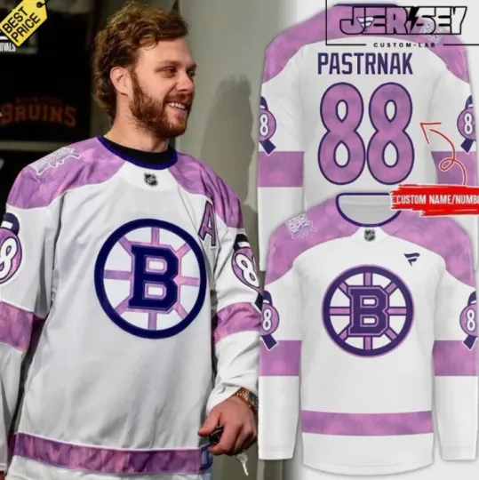 Discover Boston Bruin Awareness Month 2025 Hockey Jersey Gift For Christmas