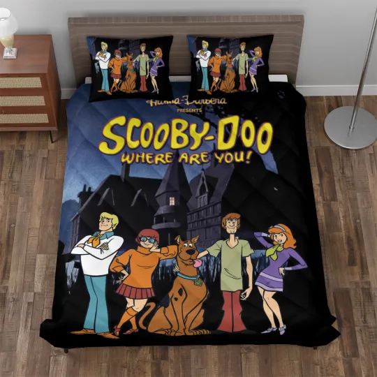 Discover Scooby Doo Where Are You Scooby Doo & Friends Horror Halloween Quilt Bed Set