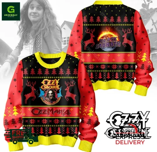 Discover Ozy Osbourne Ugly Christmas Sweater Xmas Gift For Familys
