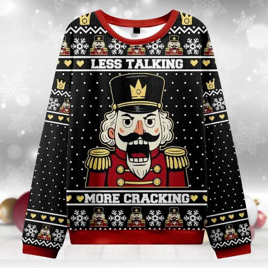 Discover Nutcracker Ugly Christmas Sweater, Xmas Holiday Gift for Men and Women