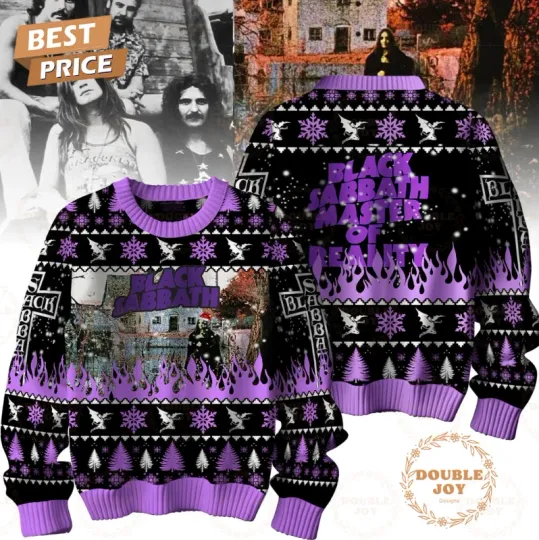 Discover Black Sabbath Master of Reality Ugly Christmas Sweater
