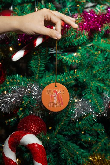 Discover Showgirl Decorative Christmas Ornament