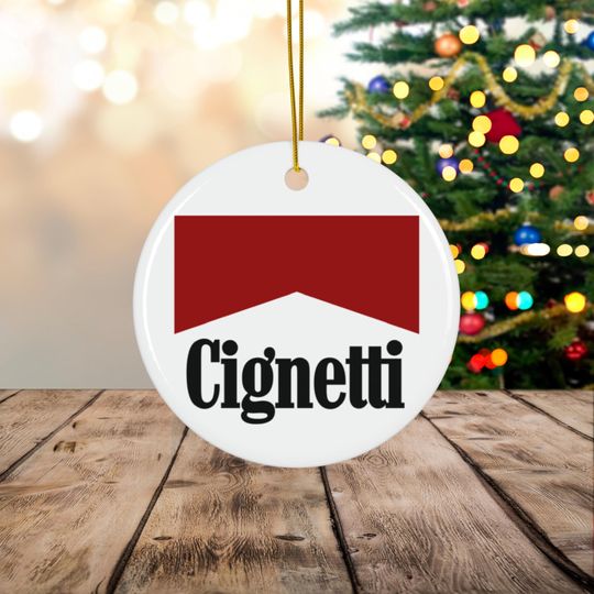 Discover Ceramic Ornament, Christmas Gift for Football Coach Curt Cignetti, Sports Fan, College Football, Holiday Decor, Unique Ornament