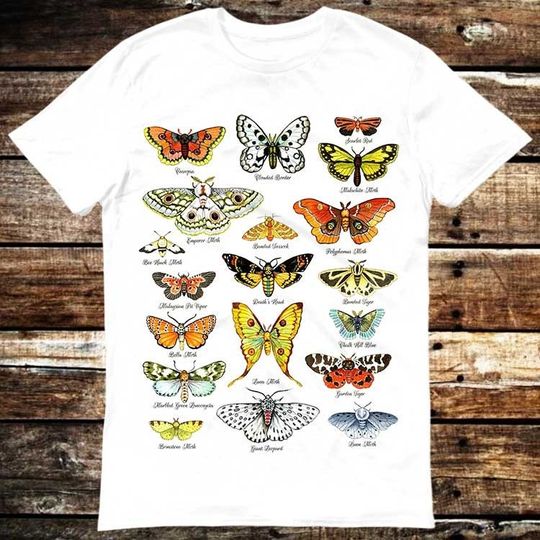 Discover Butterfly Name List Earth Planet T-Shirt Unisex Vintage Graphic Tee