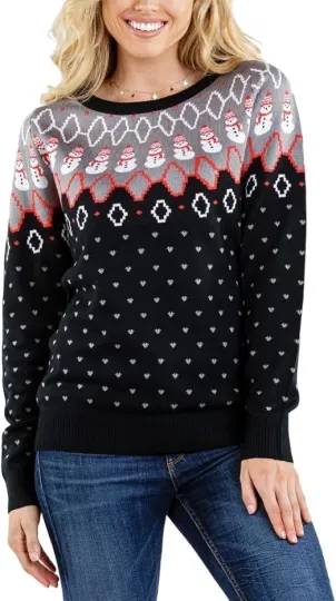 Discover Unisex Snowman Christmas Sweater Holiday Jumper S-5XL